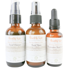 Daily 3-Step Skin Care Kit- Cleanser (2 oz.) + Toner (2 oz.) + Serum (1 oz.)
