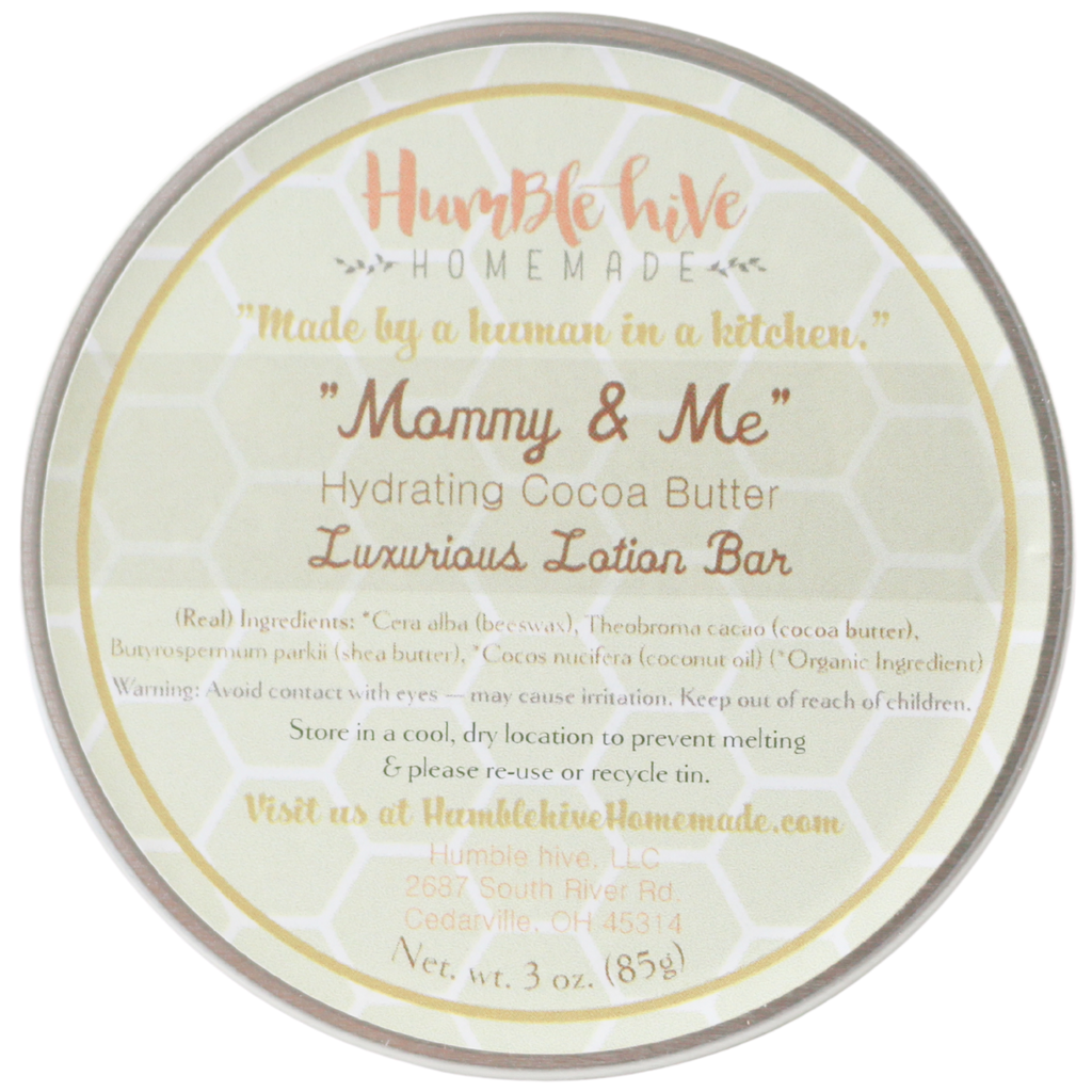 Lotion Bar - made with beeswax, coconut oil, and cocoa butter, 1