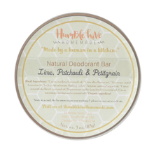 Toxin-Free, Natural Deodorant- Lime, Patchouli & Petitgrain