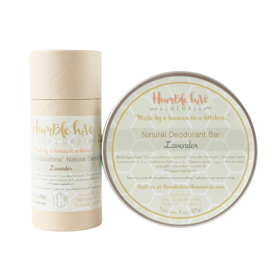 Toxin-Free, Natural Deodorant- Lavender