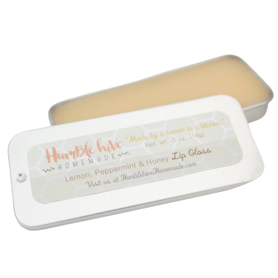 Lemon, Peppermint & Honey Lip Gloss