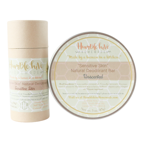 Toxin-Free, Natural Deodorant- Sensitive Skin, Unscented