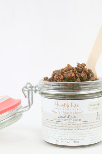 Weekly Coffee + Brown Sugar Facial & Body Scrub (4 oz. or 8 oz.)