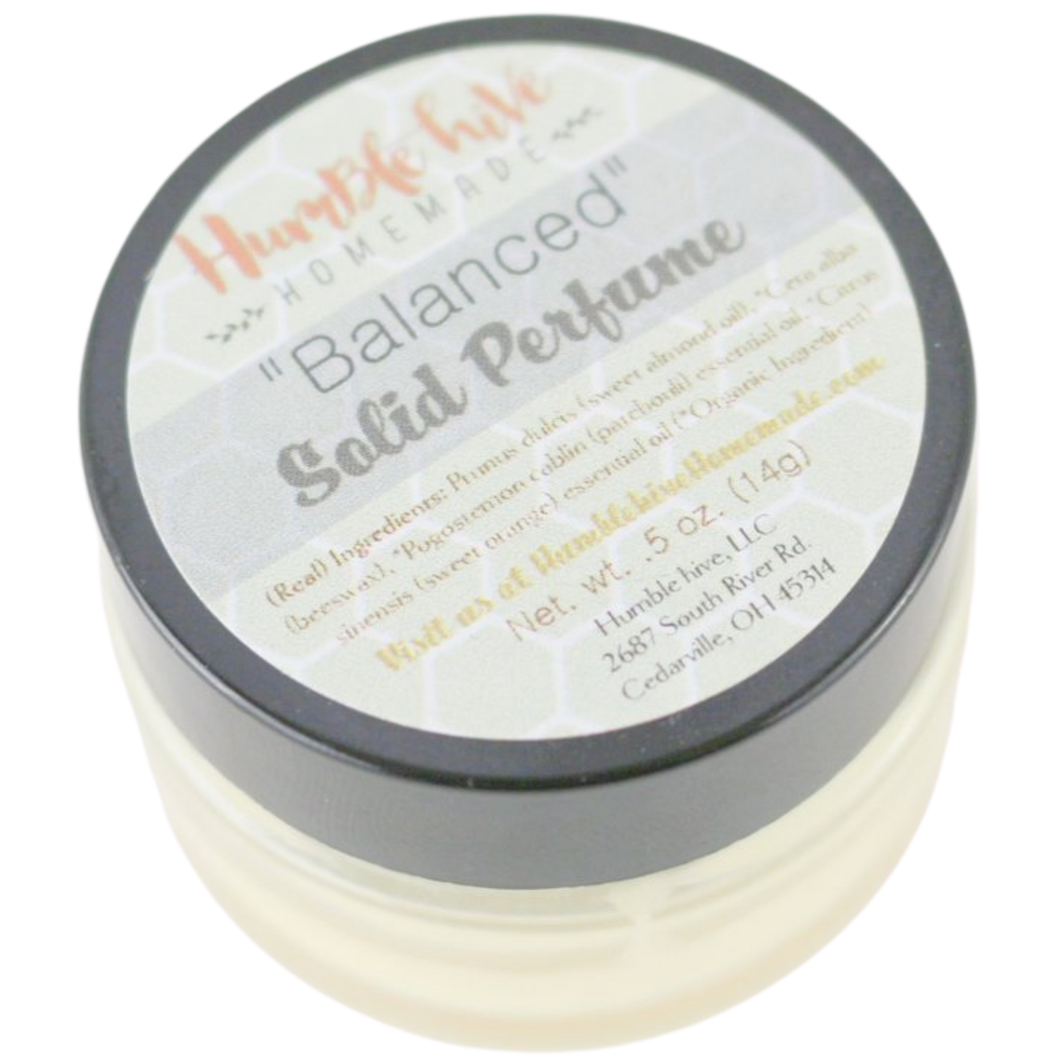 Solid Perfume/ Cologne Jar (.5 oz)-