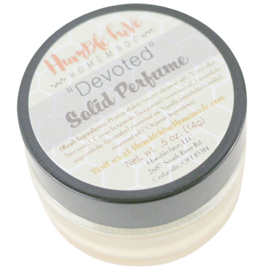 Solid Perfume/ Cologne Jar (.5 oz)-
