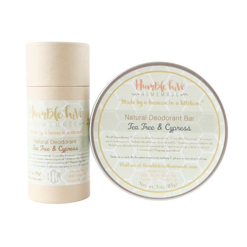 Toxin-Free, Natural Deodorant- Tea Tree & Cypress