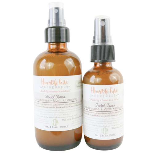 Step #2: Facial Toner with Frankincense, Myrrh & Bergamot (2 oz. or 4 oz.)