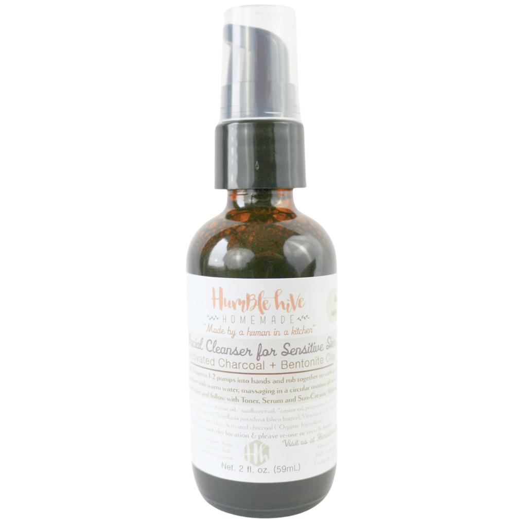 (Sensitive Skin) Daily Skin Care Kit Cleanser, Toner & Serum Humble