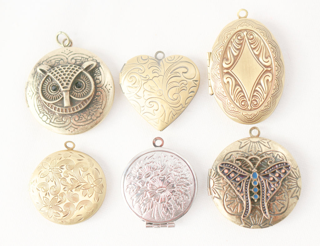 Refill My Solid Perfume Locket Necklace (Small Locket) – Humble hive ...