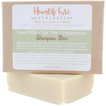 Goat Milk Shampoo Bar- Tea Tree & Peppermint (3 oz.)